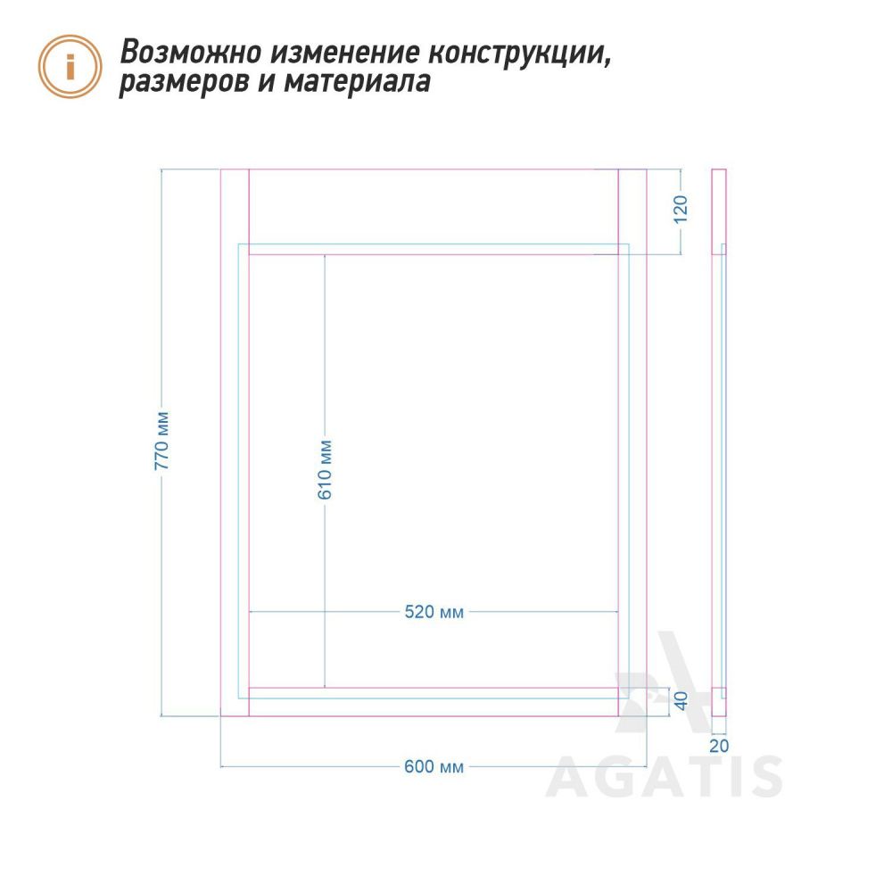 Меловая доска F15