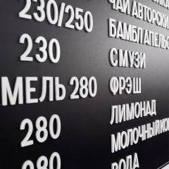 Магнитное настенное меню арт. U8