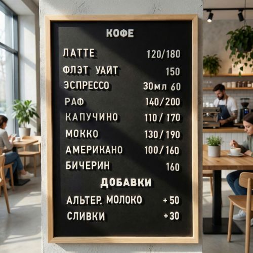 Наборное магнитное меню арт. U15