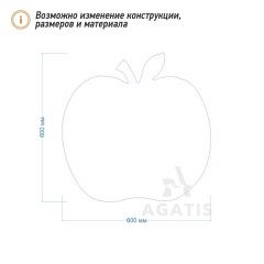 Меловая доска без рамы F24