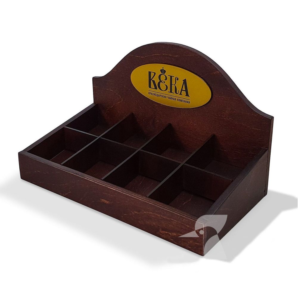 Подставка из дерева для чая K49