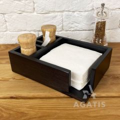 Салфетница из дерева для кафе К39